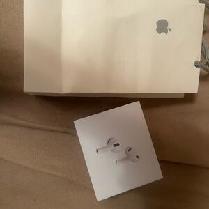 Apple AirPods with Silver Logo